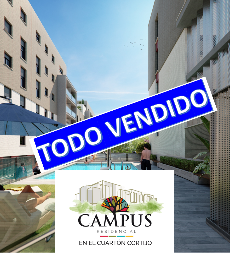 100 x 100 VENDIDO 3ª Fase RESIDENCIAL CAMPUS Piso nuevo en Badajoz