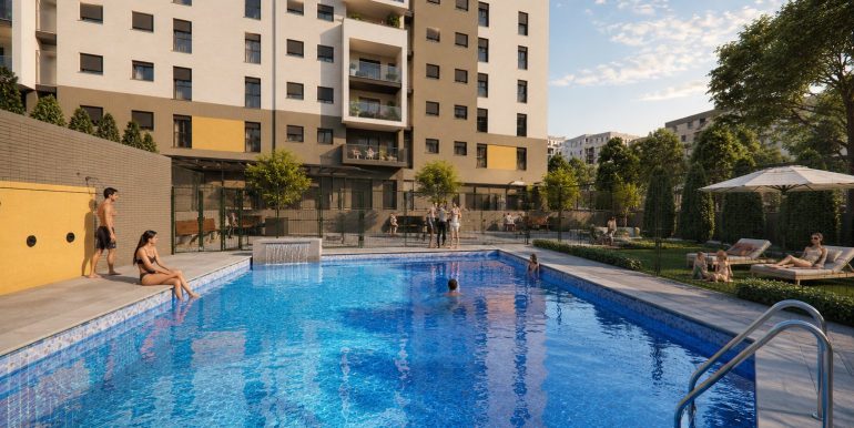 Piscina comunitaria de Residencial Zoe en Badajoz