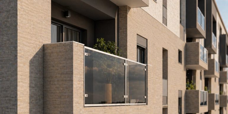 Terrazas de las viviendas de Residencial Zoe